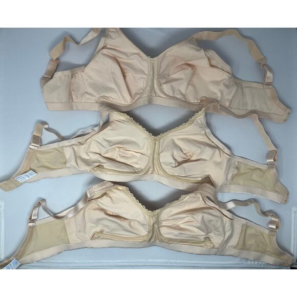 Classique NWT Wireless Pocket Bra 38B 772E Post Mastectomy Surgery Blush Beige - Picture 3 of 7
